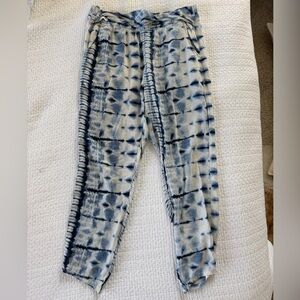 billabong harem tie dye pants